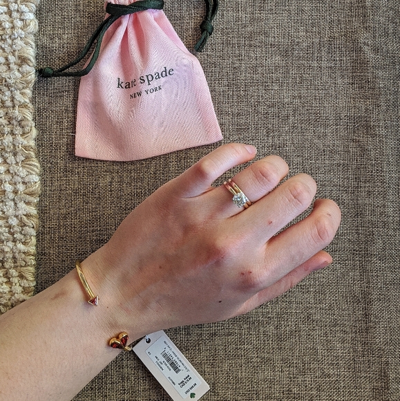 Kate Spade Ruby Gold Jewelry Set | Rock Solid ❤️ - Picture 2 of 4